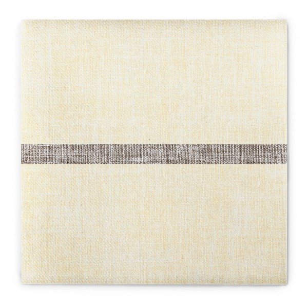 Airlaid Serviette Joe in Creme-Braun, 40 x 40 cm, 50 Stück - Mank