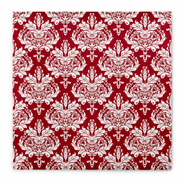 Airlaid Serviette Casper in Bordeaux, 40 x 40 cm, 50 Stück - Mank