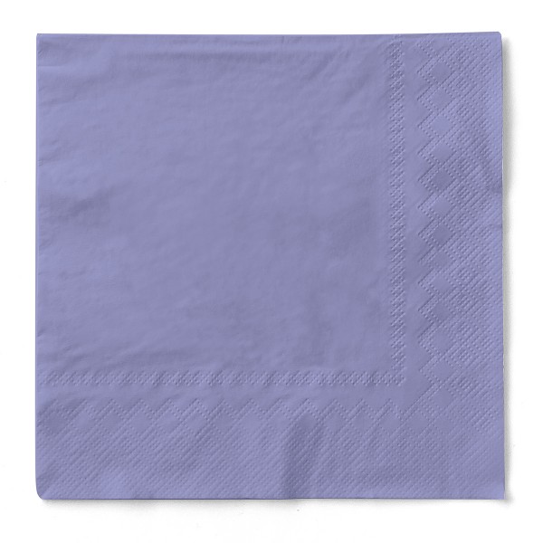 Tissue Serviette Lila, 24 x 24 cm, 150 Stück - Mank