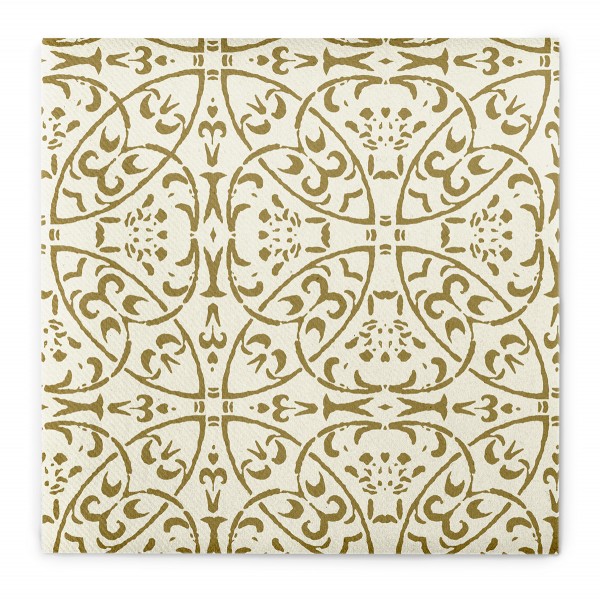 Airlaid Serviette Claudio in Champagner-Gold 40 x 40 cm, 50 Stück - Mank