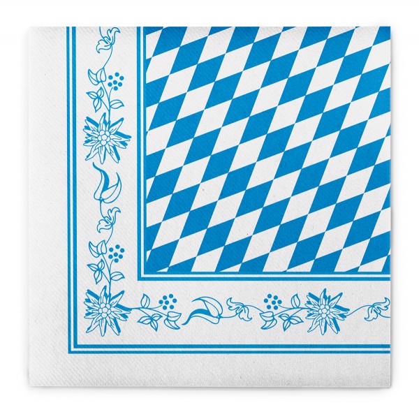 Airlaid Serviette Bayern, 40 x 40 cm, 50 Stück - Mank