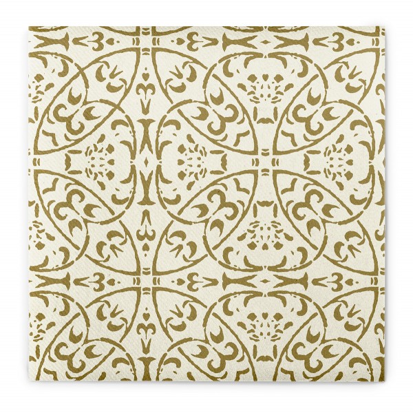 XL Airlaid Serviette Claudio in Champagner-Gold, 48 x 48 cm, 50 Stück - Mank