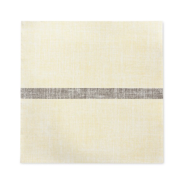 Softpoint Serviette Joe in Creme-Braun, 40 x 40 cm, 50 Stück - Mank