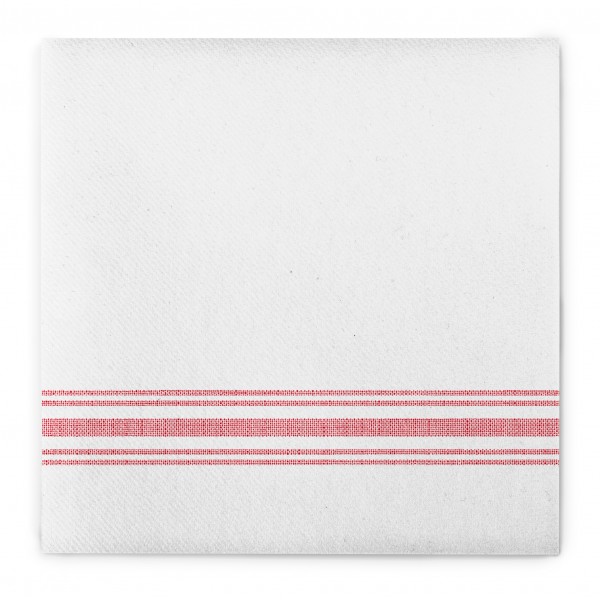 Airlaid Serviette Bill in Rot, 40 x 40 cm, 50 Stück - Mank