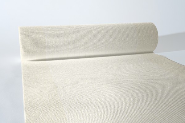 Airlaid Tischläufer Stockholm in Beige, 40 cm x 24 m , 1 Stück - Mank