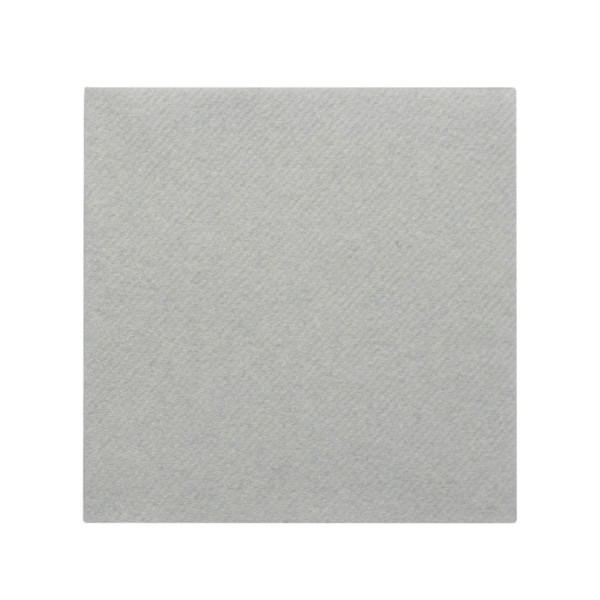 Airlaid Serviette Grau, 24x24cm, 100 Stück - Mank