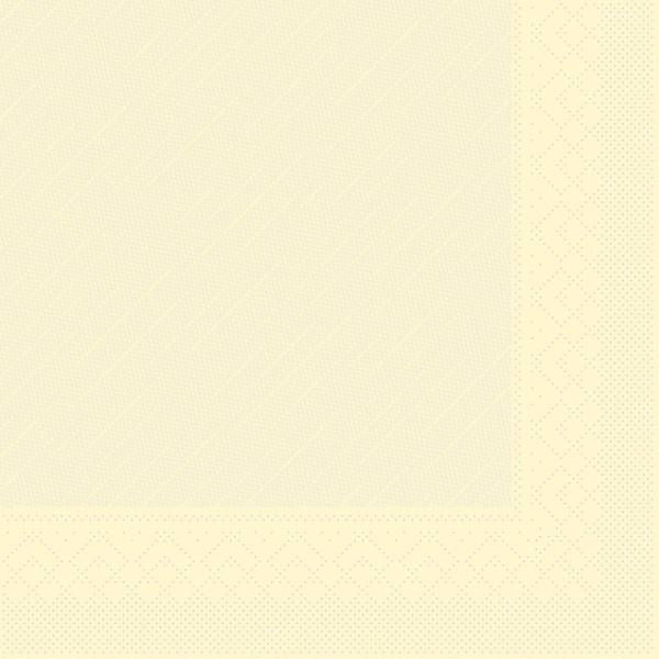 Tissue Deluxe Serviette Creme, 40 x 40 cm, 50 Stück - Mank