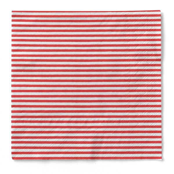 Tissue Serviette Heiko in Rot, 40 x 40 cm, 100 Stück - Mank