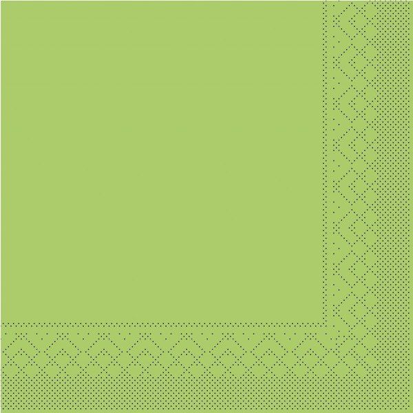 Tissue Serviette Kiwi, 20 x 20 cm, 300 Stück - Mank