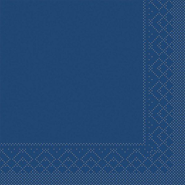 Tissue Serviette Blau, 20 x 20 cm, 300 Stück - Mank