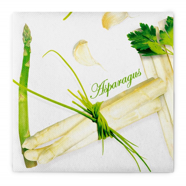 Airlaid Serviette Asparagus, 40 x 40 cm, 50 Stück - Mank