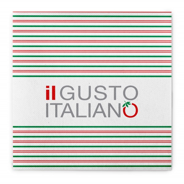 Airlaid Serviette Il Gusto Italiano, 40 x 40 cm, 50 Stück - Mank