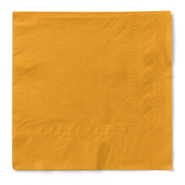 Tissue Serviette Curry, 33 x 33 cm, 100 Stück - Mank