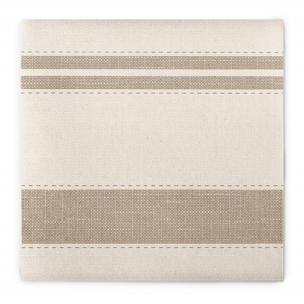 Airlaid Serviette Brooklyn in Beige-Beige Grey, 40 x 40 cm, 50 Stück - Mank