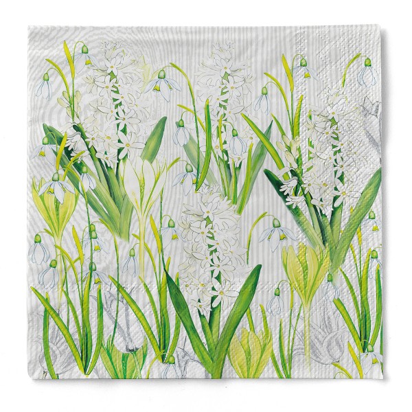 Tissue Serviette Amelie, 40 x 40 cm, 100 Stück - Mank