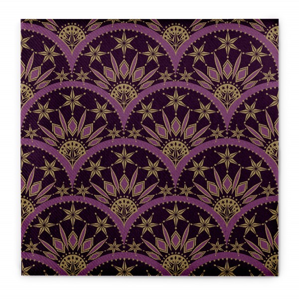 Airlaid Serviette Saphira in Aubergine, 40 x 40 cm, 50 Stück - Mank