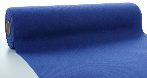 Airlaid Tischläufer Royalblau, 40 cm x 24 m , 1 Stück - Mank